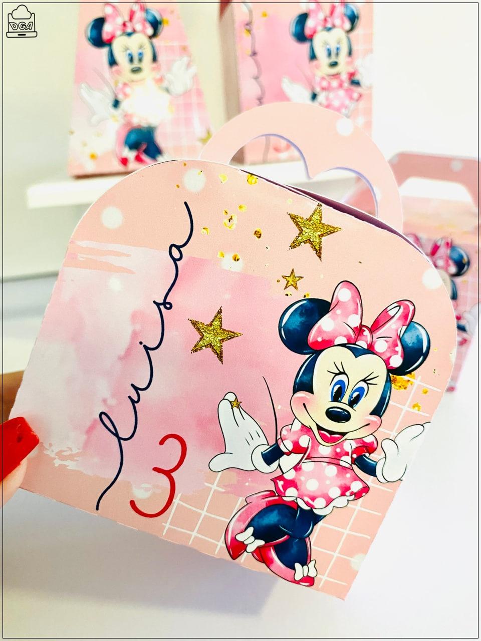 Kit Minnie Rosa-SA| Festa Infantil | Kit Econômico Pegue e Monte
