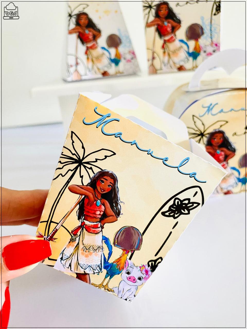 Kit Moana-SA| Festa Infantil | Kit Econômico Pegue e Monte |20 P