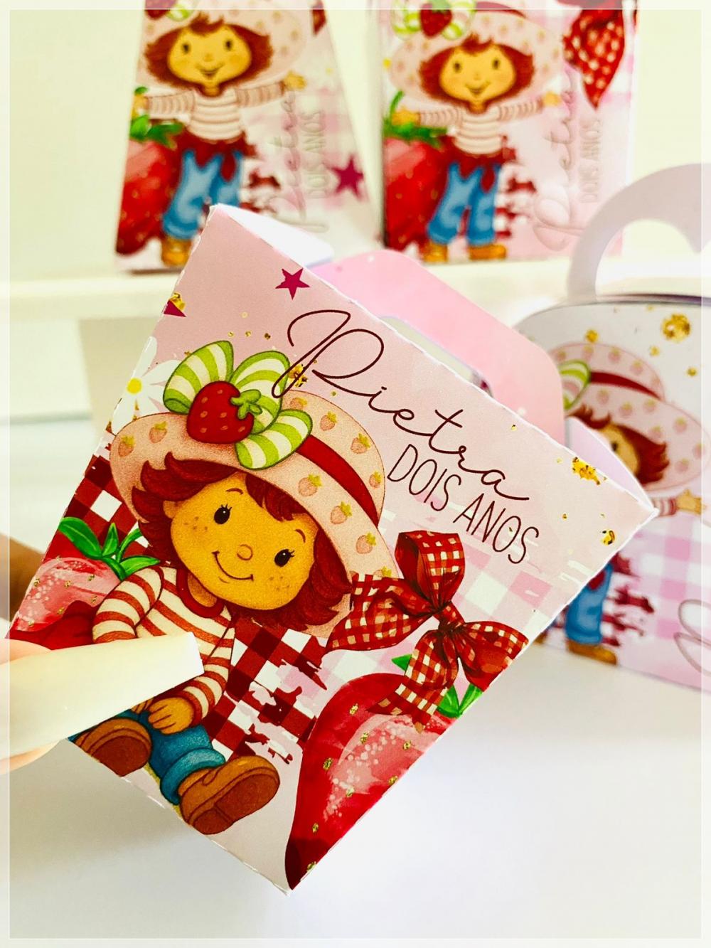 Kit Moranguinho-SA| Festa Infantil | Kit Econômico Pegue e Monte