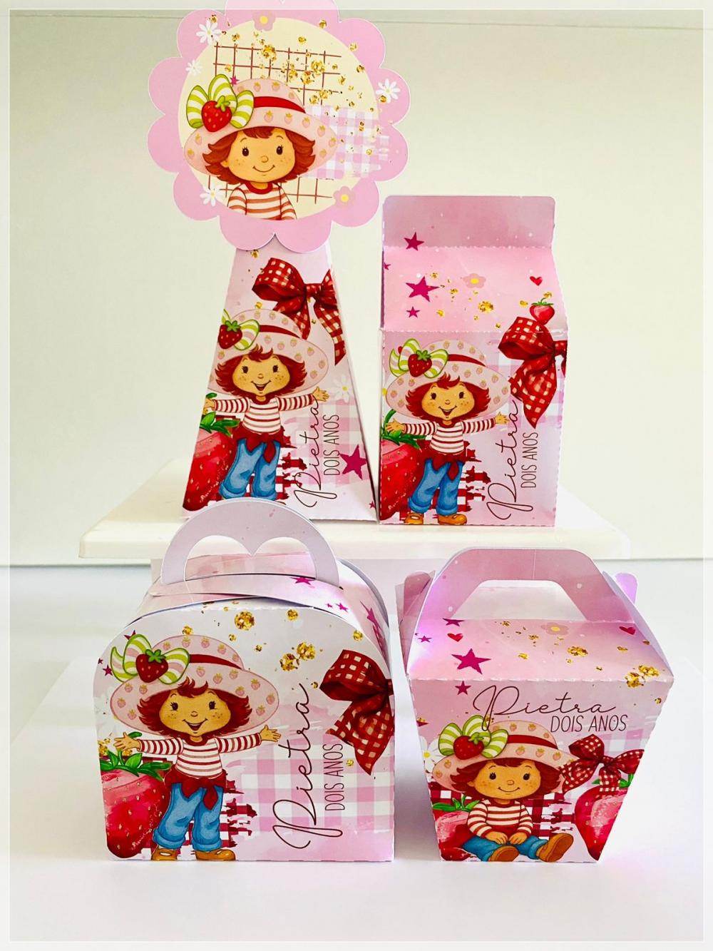 Kit Moranguinho-SA| Festa Infantil | Kit Econômico Pegue e Monte