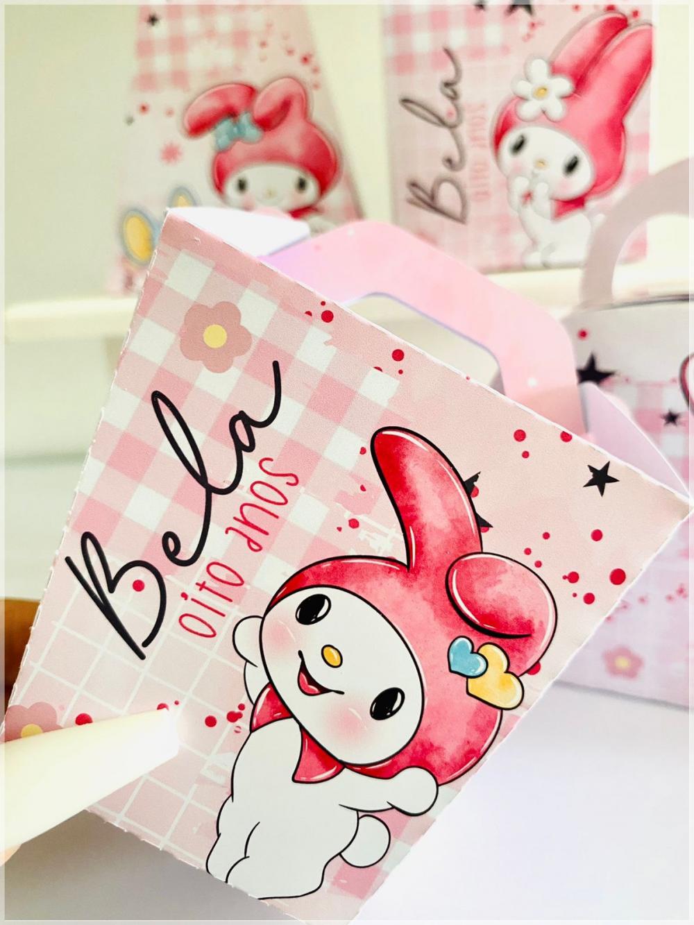 Kit My Melody-SA| Festa Infantil | Kit Econômico Pegue e Monte |