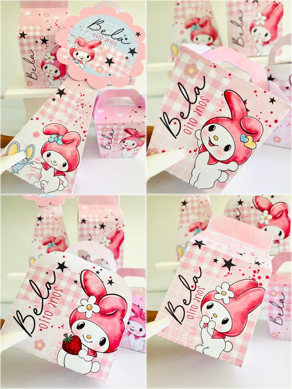 Kit My Melody-SA| Festa Infantil | Kit Econômico Pegue e Monte |