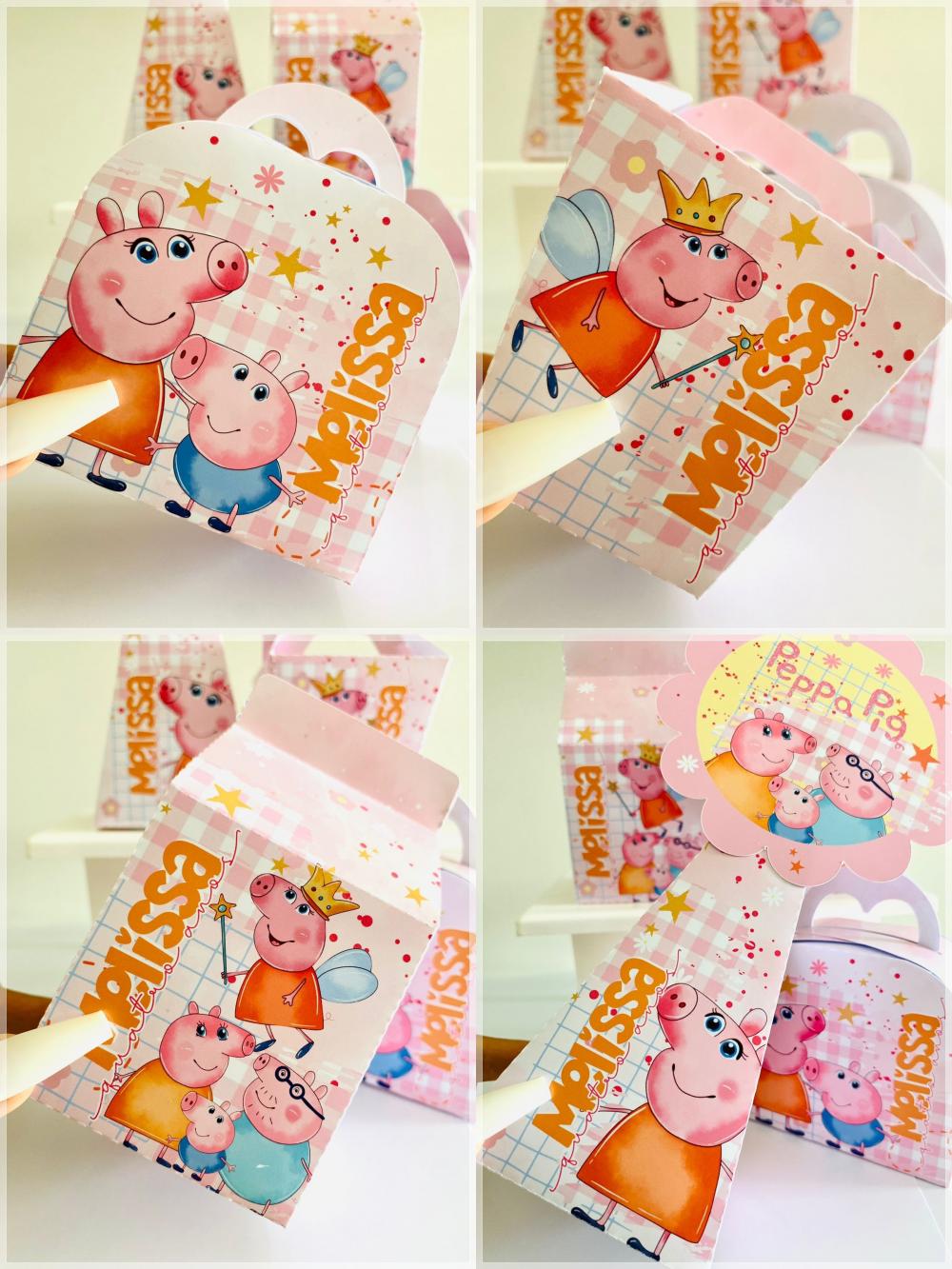 Kit Peppa Pig-SA| Festa Infantil | Kit Econômico Pegue e Monte |