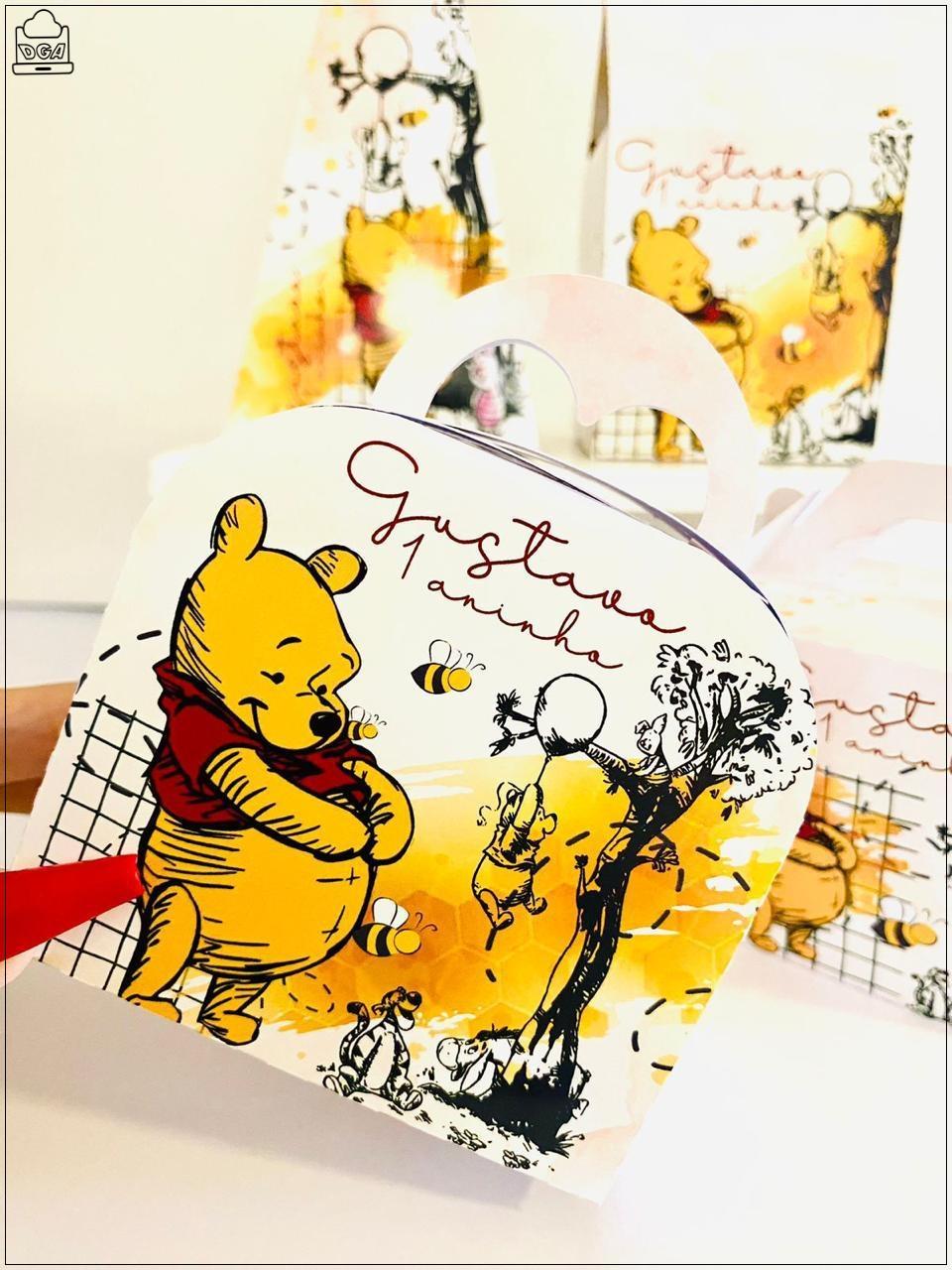 Kit Ursinho Pooh-SA| Festa Infantil | Kit Econômico Pegue e Mont