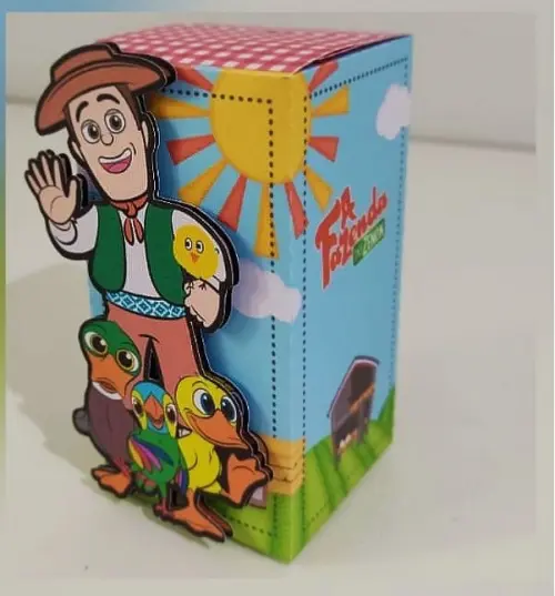 kit personalizados Tema A FAZENDA DO ZENON (20 Peças)KIT PERSONA