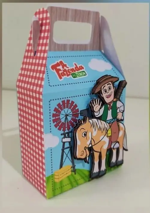 kit personalizados Tema A FAZENDA DO ZENON (30 Peças)KIT PERSONA