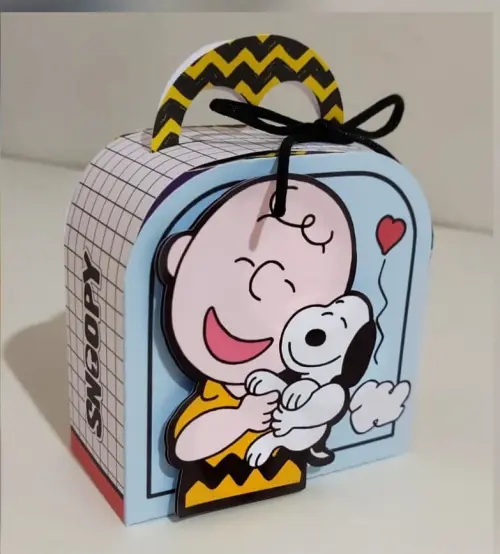 kit personalizados Tema SNOOPY 13 (20 Peças)caixinhas e lembranc