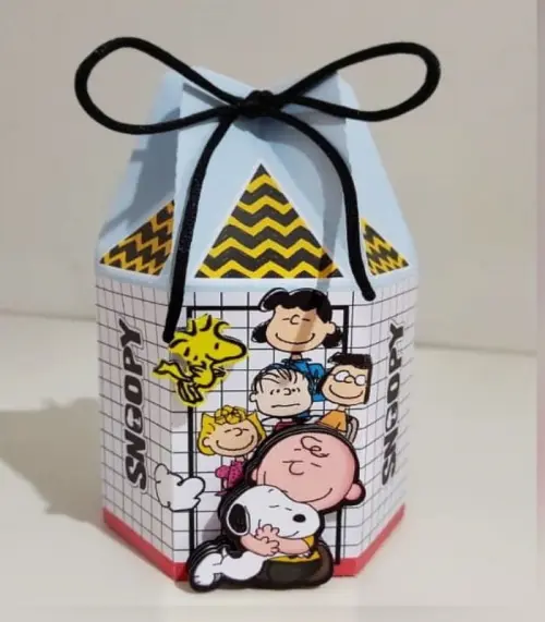 kit personalizados Tema SNOOPY 13 (20 Peças)caixinhas e lembranc