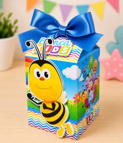Kit Festa Bichi Kids Personalizado Luxo | Caixinhas Decoradas Pre