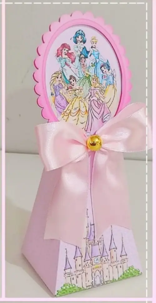 Kit Princesas Personalizado Luxo | Caixinhas Decoradas Premium | 