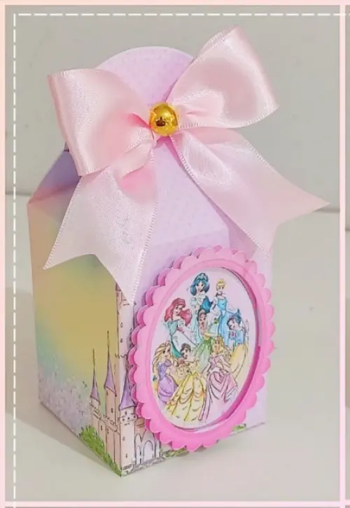 Kit Princesas Personalizado Luxo | Caixinhas Decoradas Premium | 