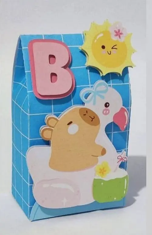Kit POOH PARTY CAPIVARA Personalizado Luxo | Caixinhas Decoradas 