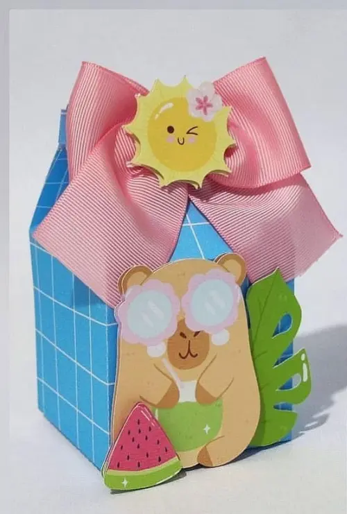 Kit POOH PARTY CAPIVARA Personalizado Luxo | Caixinhas Decoradas 