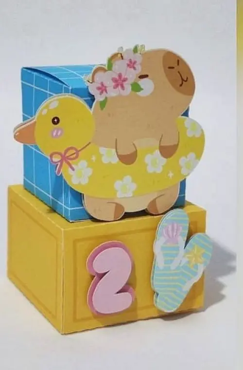 Kit POOH PARTY CAPIVARA Personalizado Luxo | Caixinhas Decoradas 
