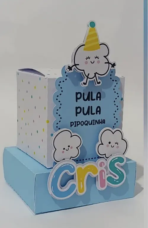 Kit PIPOCA Personalizado Luxo | Caixinhas Decoradas Premium | 20 