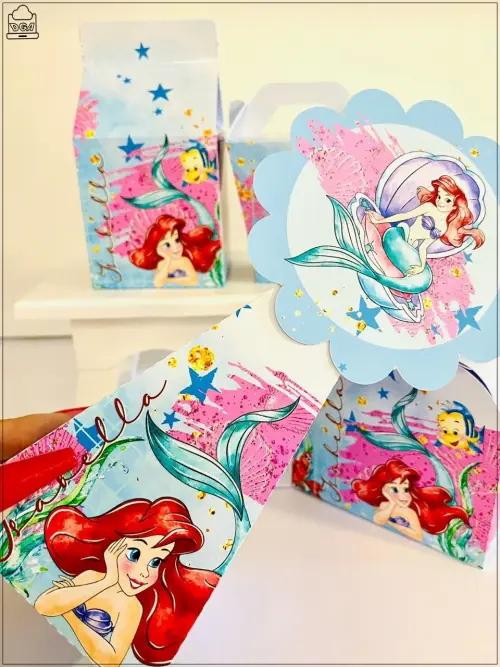 Kit Ariel-A Pequena Sereia - SA| Festa Infantil | Kit Econômico 