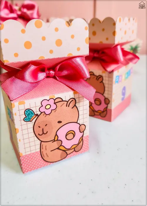 Kit Capivara-SA| Festa Infantil | Kit Econômico Pegue e Monte |2