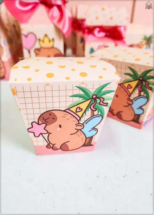 Kit Capivara-SA| Festa Infantil | Kit Econômico Pegue e Monte |3