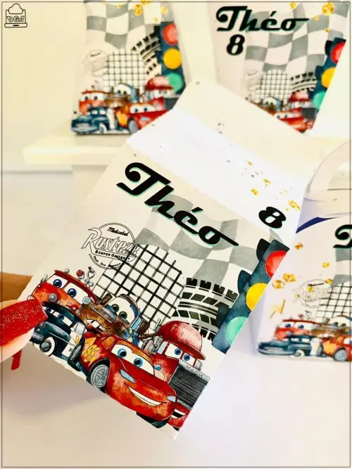 Kit Carros-SA| Festa Infantil | Kit Econômico Pegue e Monte |16 