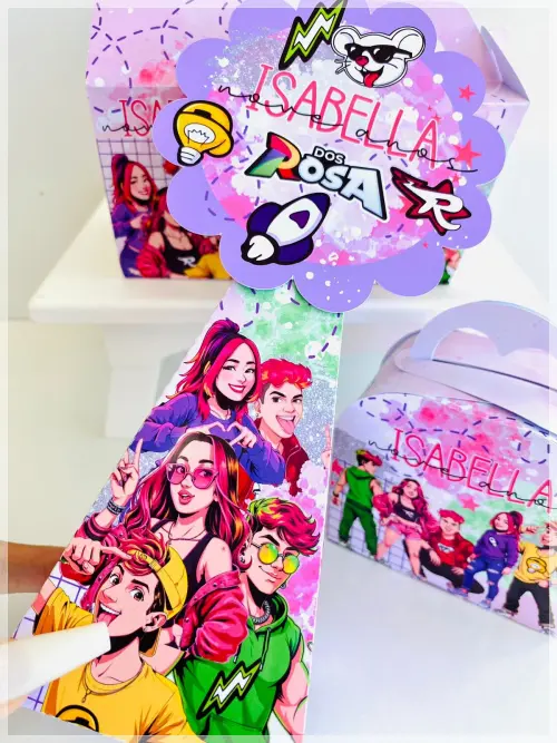 Kit Emilly Vick-SA| Festa Infantil | Kit Econômico Pegue e Monte |16 Peças