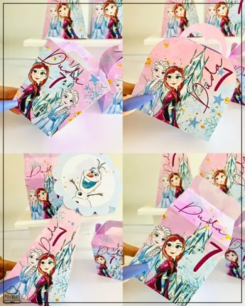 Kit Frozen-SA| Festa Infantil | Kit Econômico Pegue e Monte |40 Peças