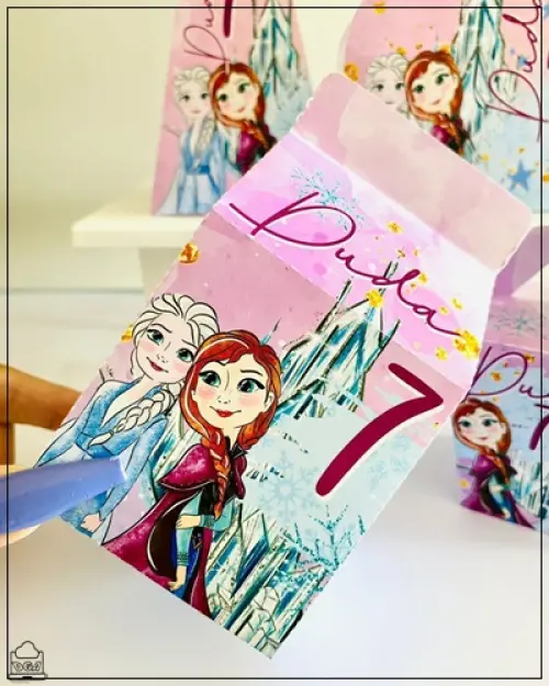 Kit Frozen-SA| Festa Infantil | Kit Econômico Pegue e Monte |32 