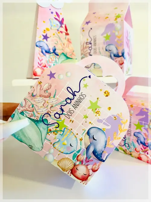 Kit Fundo do Mar-SA| Festa Infantil | Kit Econômico Pegue e Mont
