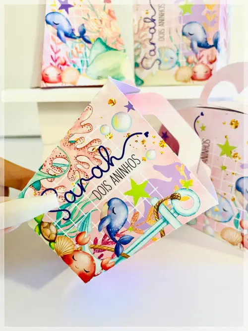Kit Fundo do Mar-SA| Festa Infantil | Kit Econômico Pegue e Mont