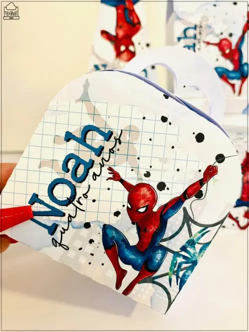 Kit Homem Aranha-SA| Festa Infantil | Kit Econômico Pegue e Mont