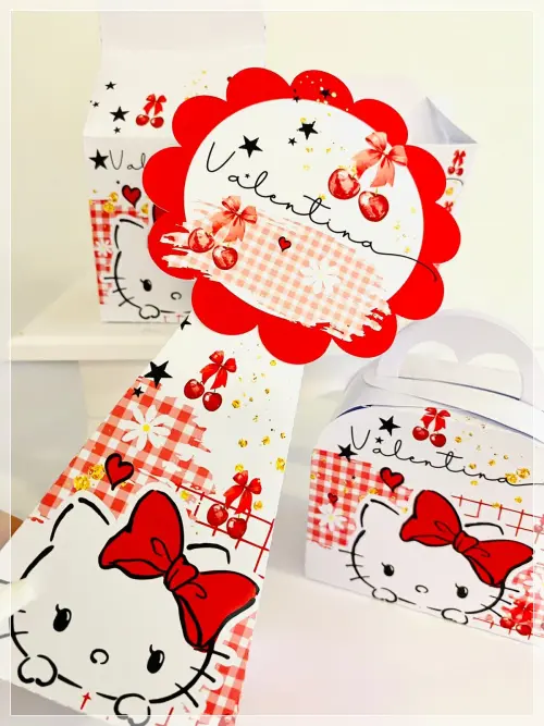 Kit Hello Kitty-SA| Festa Infantil | Kit Econômico Pegue e Monte