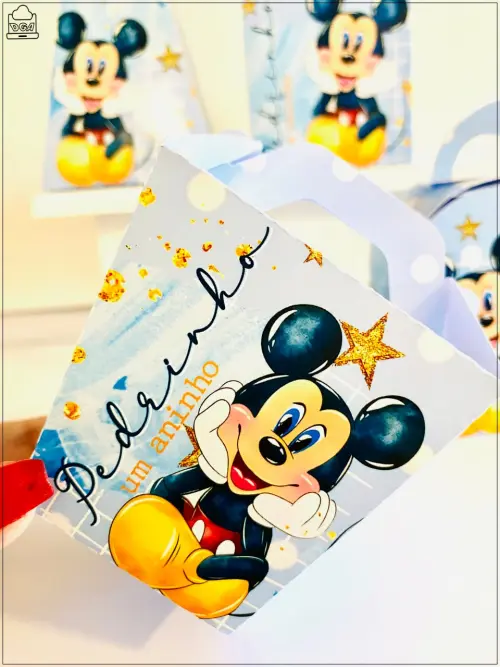 Kit Mickey-SA| Festa Infantil | Kit Econômico Pegue e Monte |40 