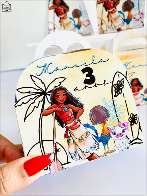 Kit Moana-SA| Festa Infantil | Kit Econômico Pegue e Monte |16 P