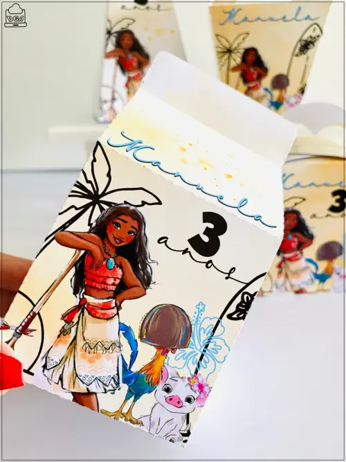 Kit Moana-SA| Festa Infantil | Kit Econômico Pegue e Monte |32 P