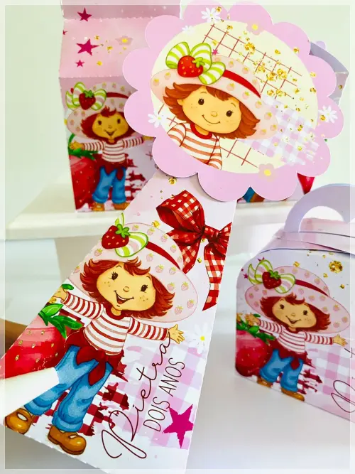 Kit Moranguinho-SA| Festa Infantil | Kit Econômico Pegue e Monte
