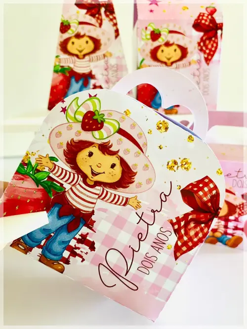 Kit Moranguinho-SA| Festa Infantil | Kit Econômico Pegue e Monte