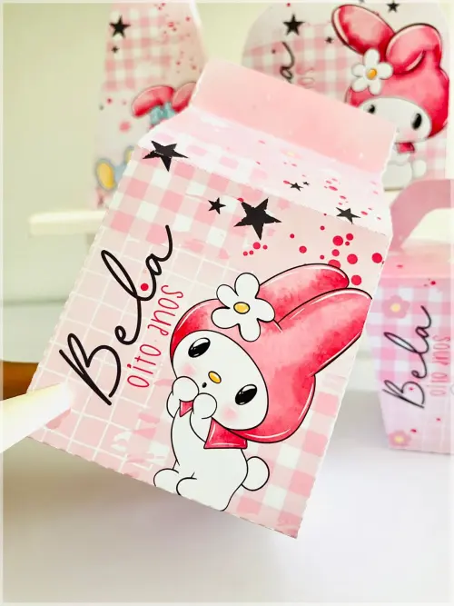 Kit My Melody-SA| Festa Infantil | Kit Econômico Pegue e Monte |