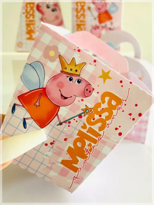 Kit Peppa Pig-SA| Festa Infantil | Kit Econômico Pegue e Monte |
