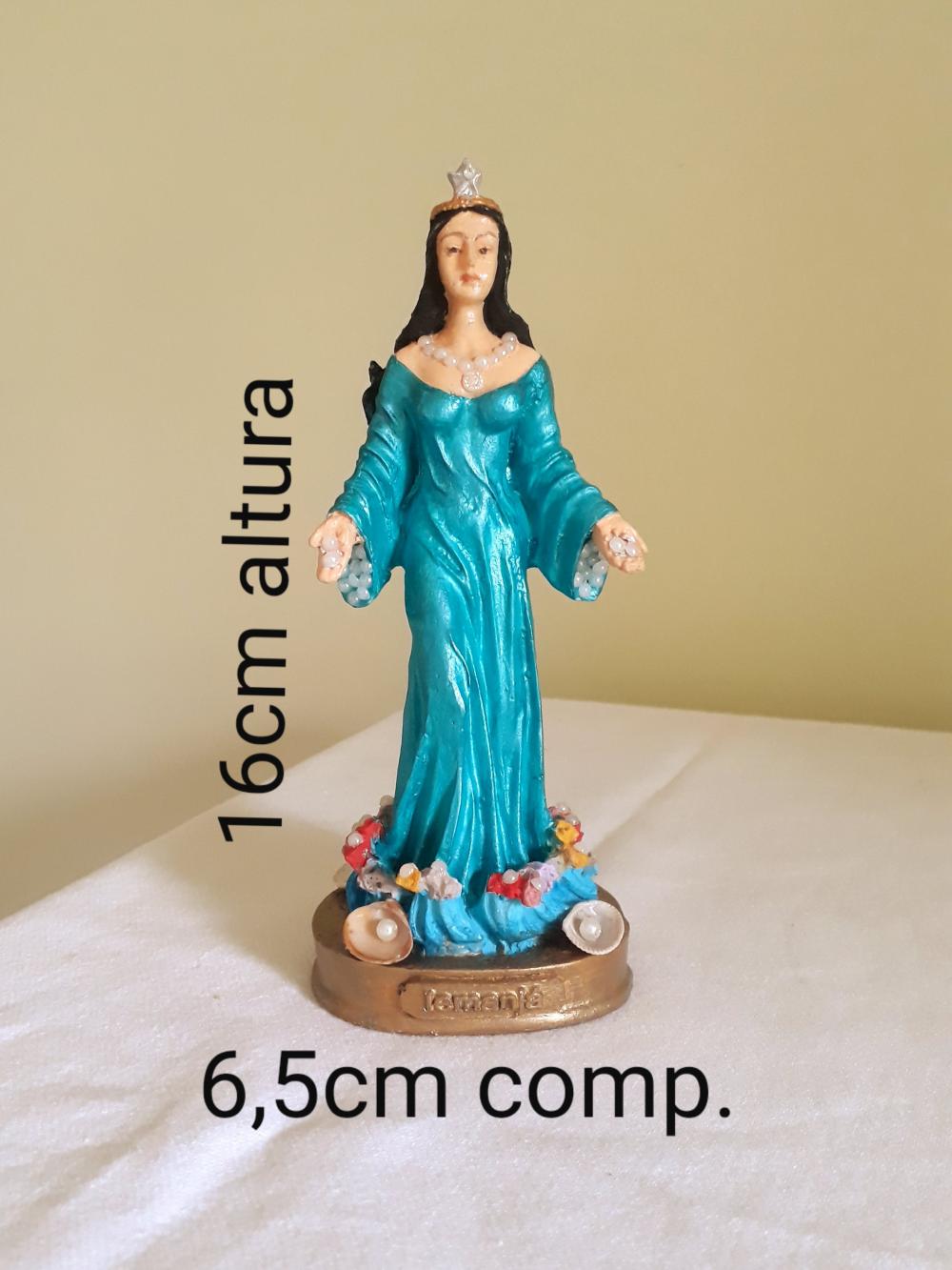 Imagem Iemanjá 16cm – Resina e Pintada à Mão