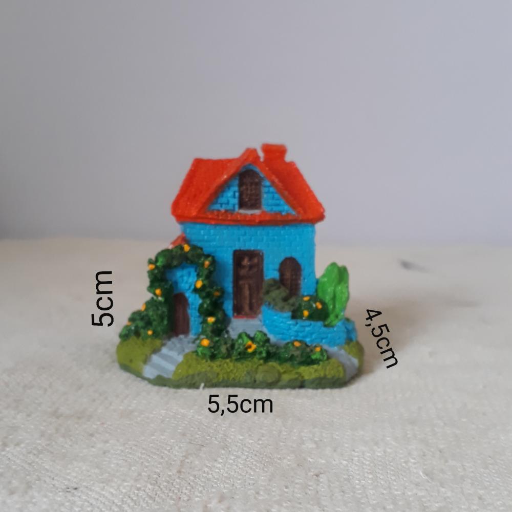 Casa Miniatura de Resina