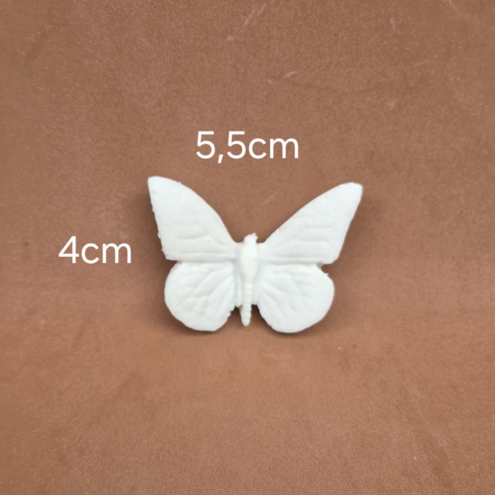 Borboleta aplique em resina