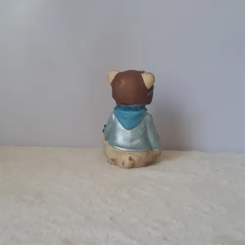 Urso de resina para decoração quarto de bebê