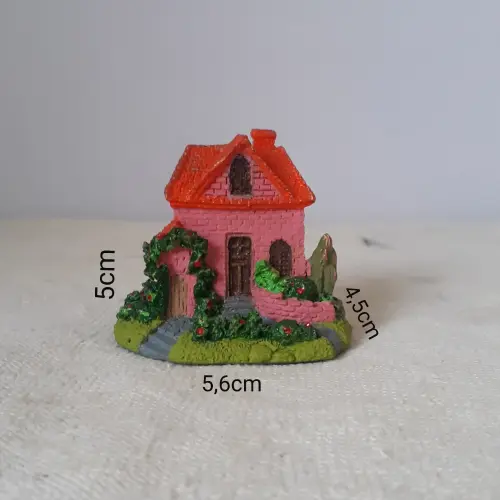 Casa Miniatura de Resina