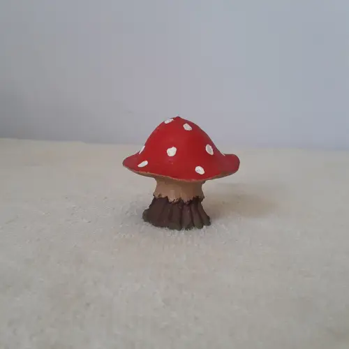 Casa Mini Cogumelo de Resina