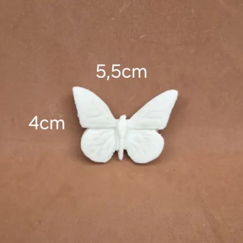Borboleta aplique em resina