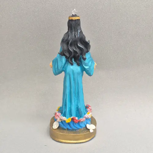 Imagem Iemanjá 16cm – Resina e Pintada à Mão
