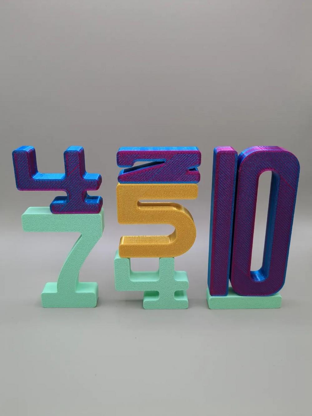 Kit Matemática Montessori: Números de Altura Proporcional