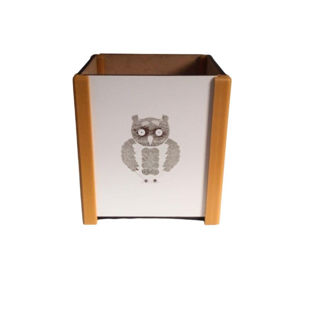 Porta-lápis de Mesa com Animais, Design Corginossauro Rex e Amig