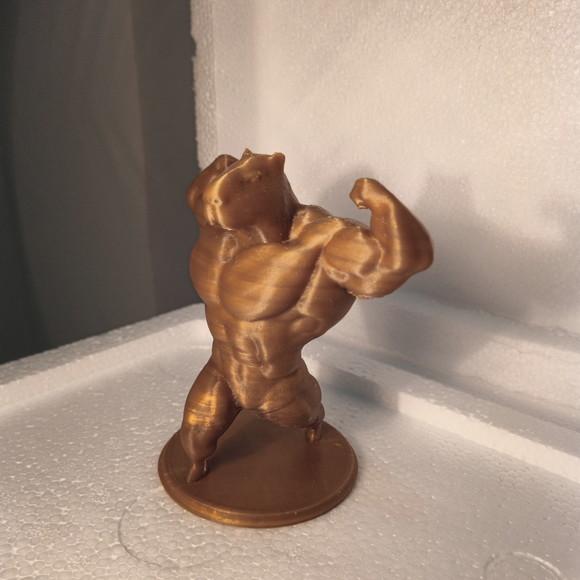 Capivara Bodybuilder - Escultura