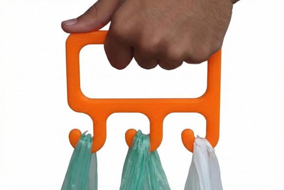 Carregador de Sacolas Alça Suporte Compras Mercado Feira