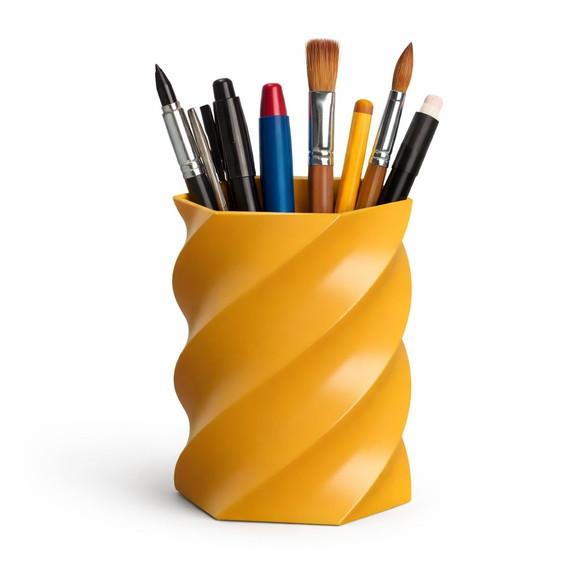Organizador de Mesa / Porta canetas - Design Espiral Torcido Mode